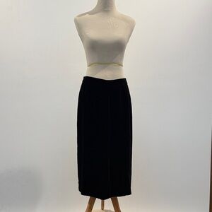 Oscar de la Renta Velvet Pencil Skirt